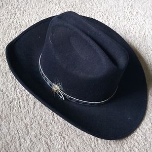 Men's Cowboy Hat. Alamo Hats. Black. Size 6.5.